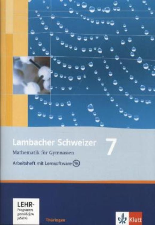 Produktbild: Lambacher Schweizer. 7. Schuljahr. Arbeitsheft plus Lösungsheft und Lernsoftware. Thüringen