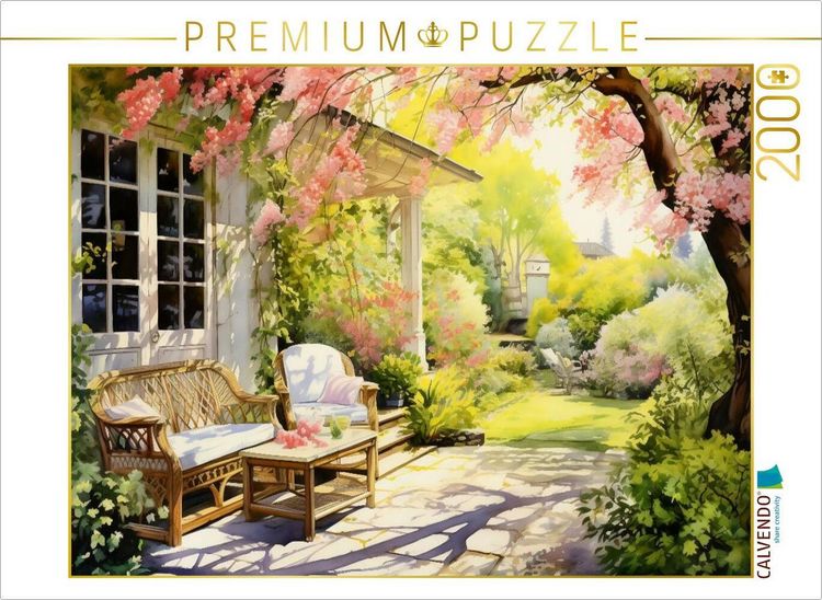 Produktbild: CALVENDO Puzzle Ein Motiv aus dem Kalender "Lauschige Gartenecken" | 2000 Teile Lege-Gr&ouml;&szlig;e 90x67cm Foto-Puzzle f&uuml;r gl&uuml;ckliche Stunden