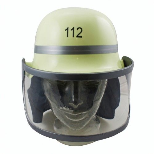 Produktbild: BestSaller 1401 - Kinder-Feuerwehr-Helm (original dt.) mit Klappvisier, verstellbare Passform f&uuml;r Kopfumfang von 47-58 cm