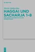 Produktbild: Haggai und Sacharja 1-8