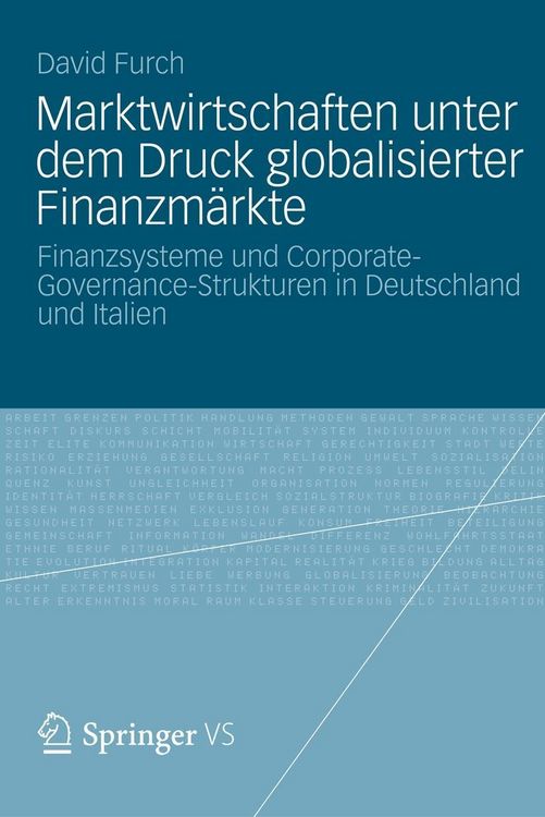 Produktbild: Marktwirtschaften unter dem Druck globalisierter Finanzm&auml;rkte