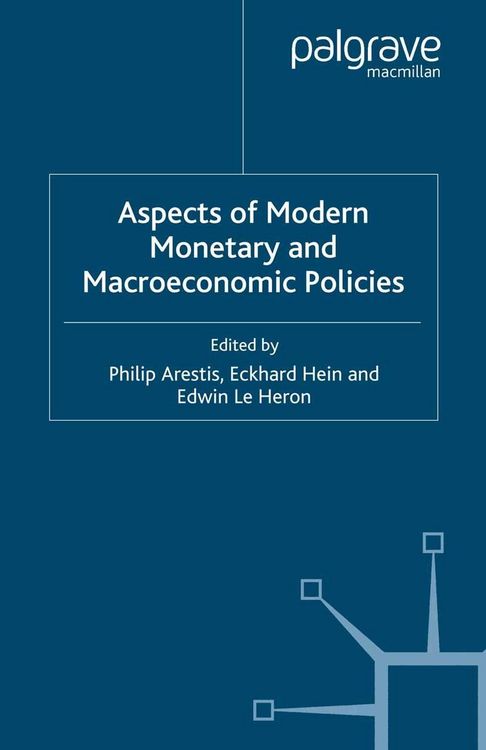 Produktbild: Aspects of Modern Monetary and Macroeconomic Policies