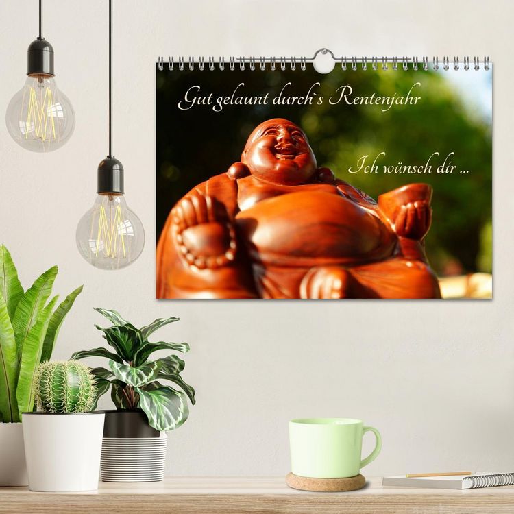 Produktbild: Gut gelaunt durch's Rentenjahr (Wandkalender 2026 DIN A4 quer), CALVENDO Monatskalender