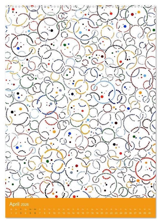 Produktbild: Faszination des Punktes (Wandkalender 2026 DIN A2 hoch), CALVENDO Monatskalender