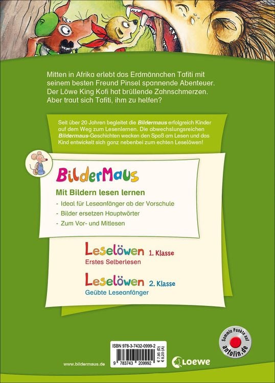 Produktbild: Bildermaus - Tafiti und der Löwe mit dem Wackelzahn
