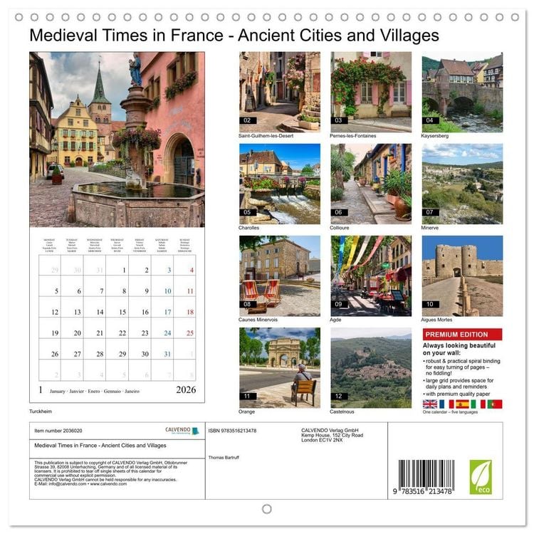 Produktbild: Bartruff, T: Medieval Times in France - Ancient Cities and V