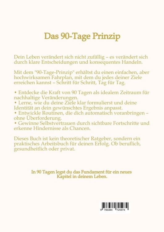 Produktbild: Das 90-Tage Prinzip