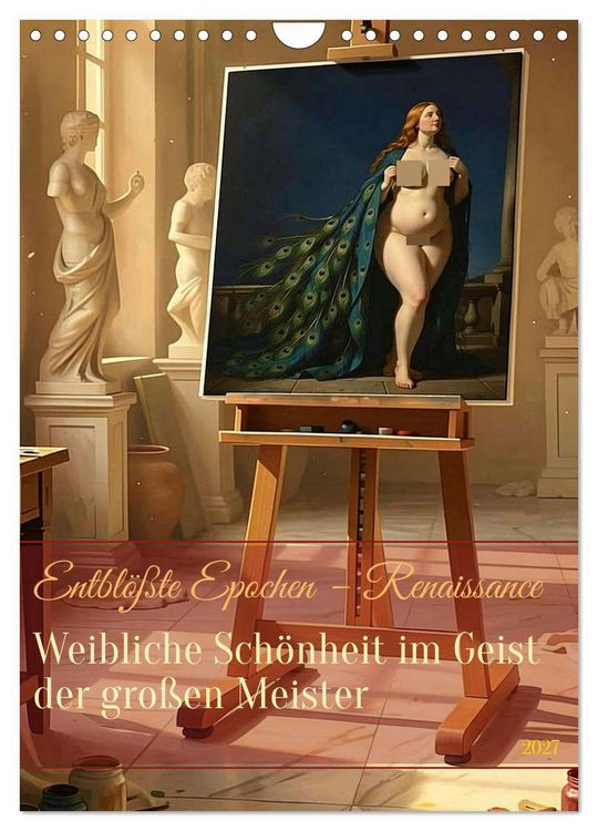 Produktbild: Entbl&ouml;&szlig;te Epochen &ndash; Renaissance (Wandkalender 2027 DIN A4 hoch), CALVENDO Monatskalender