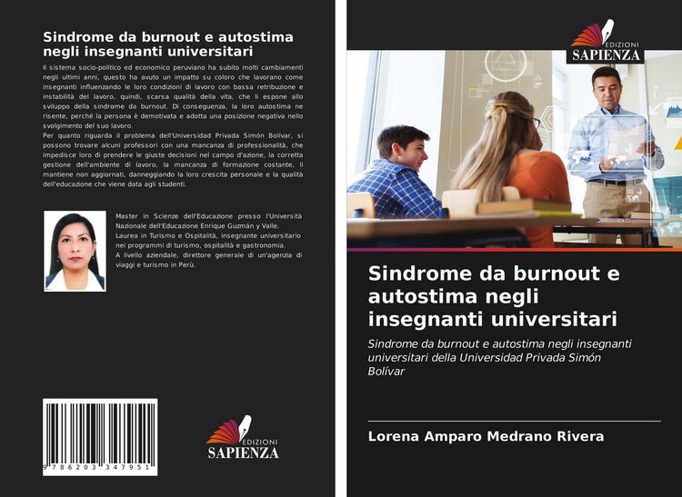 Produktbild: Sindrome da burnout e autostima negli insegnanti universitari