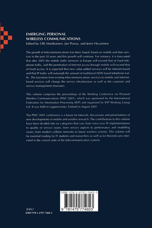 Produktbild: Emerging Personal Wireless Communications