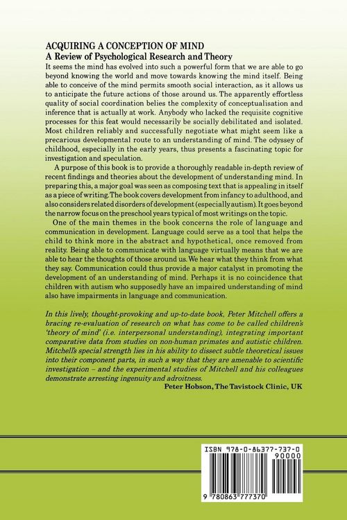 Produktbild: Acquiring a Conception of Mind