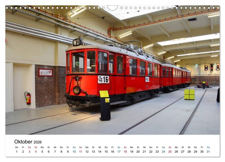 Produktbild: Mit der Bim durch Wien - Die Wiener Stra&szlig;enbahn (Wandkalender 2026 DIN A3 quer), CALVENDO Monatskalender