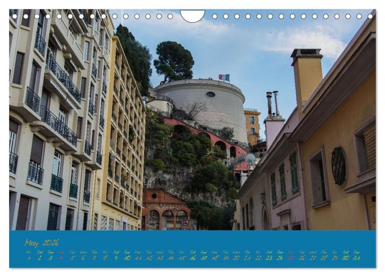 Produktbild: Riviera &ndash; Cote d&rsquo;Azur France and Liguria Italy (Wall Calendar 2026 DIN A4 landscape), CALVENDO 12 Month Wall Calendar