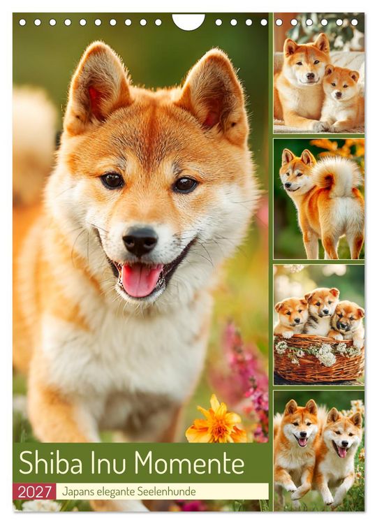 Produktbild: Shiba Inu Momente. Japans elegante Seelenhunde (Wandkalender 2027 DIN A4 hoch), CALVENDO Monatskalender
