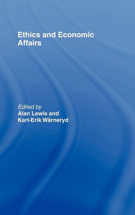 Produktbild: Ethics and Economic Affairs