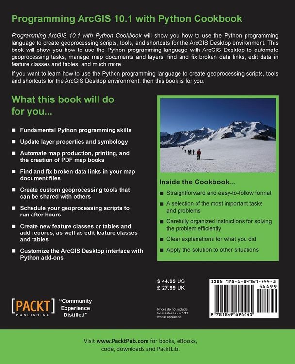 Produktbild: Programming Arcgis 10.1 with Python Cookbook