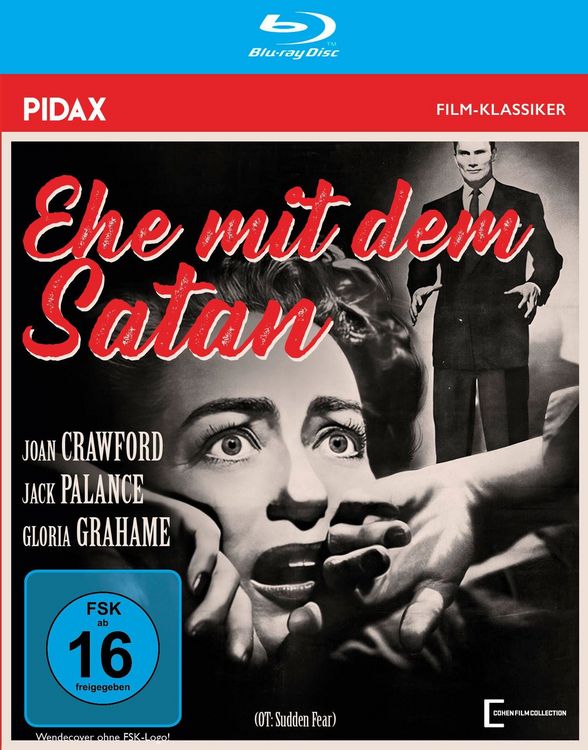 Produktbild: Ehe mit dem Satan (Sudden Fear) / Film-Noir-Meisterwerk mit Starbesetzung (neue 2K-Abtastung) (Pidax Film-Klassiker)