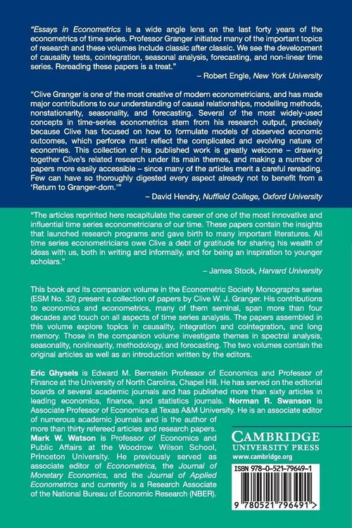Produktbild: Essays in Econometrics