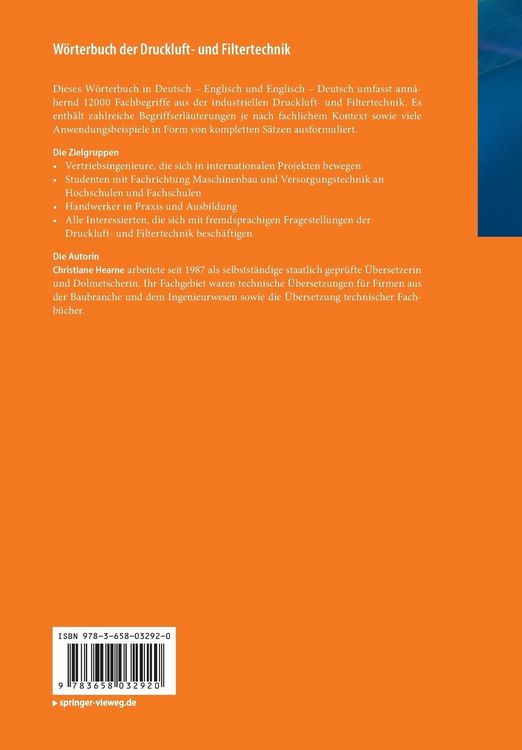 Produktbild: W&ouml;rterbuch der Druckluft- und Filtertechnik