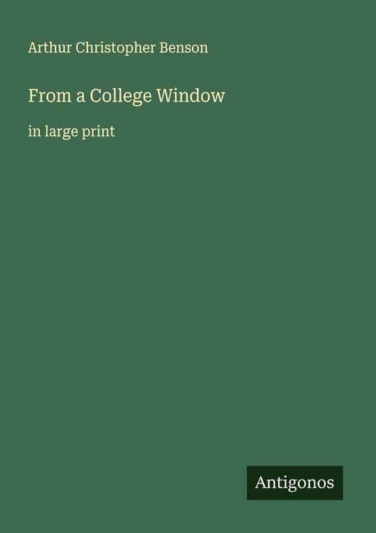Produktbild: From a College Window