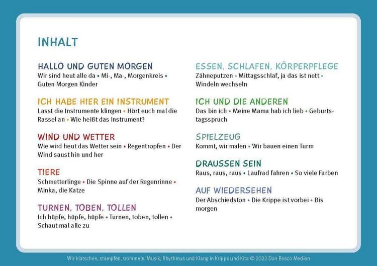 Produktbild: Wir klatschen, stampfen, trommeln