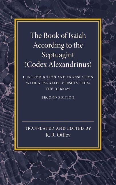 Produktbild: The Book of Isaiah According to the Septuagint