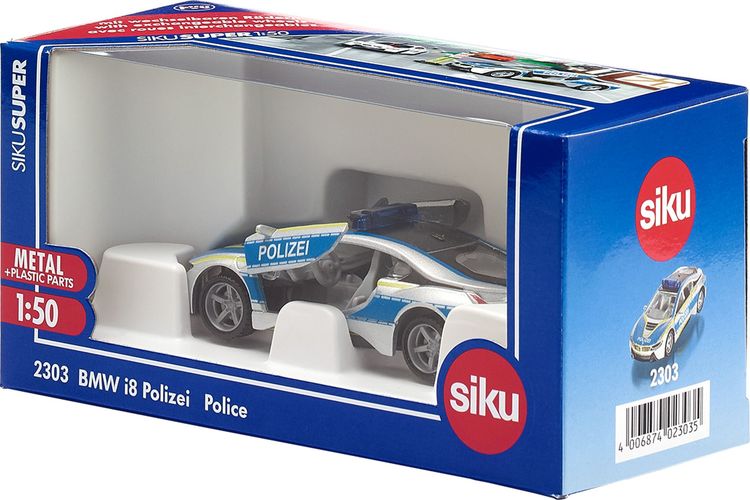 Produktbild: Siku 2303 BMW i8 Polizei