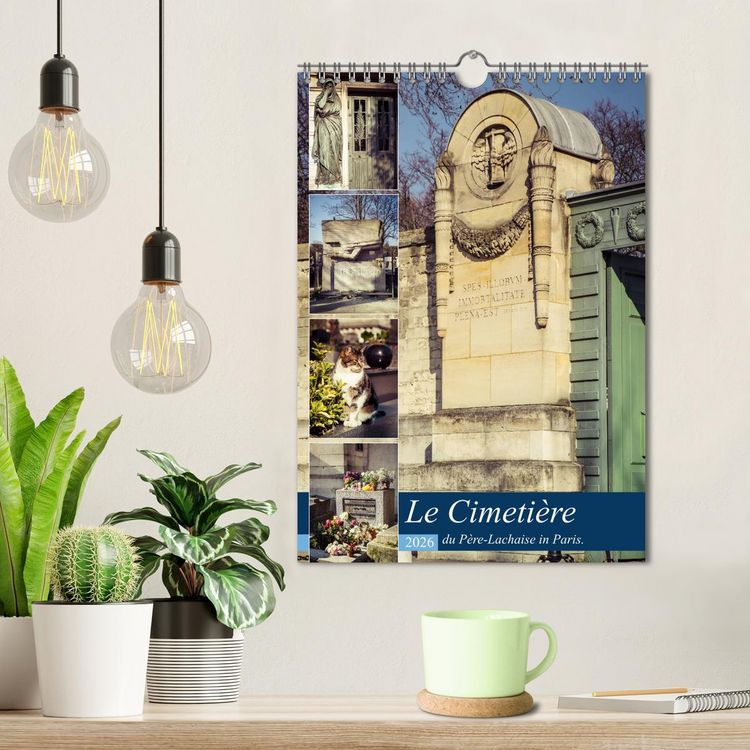 Produktbild: Le Cimeti&egrave;re du P&egrave;re-Lachaise in Paris (Wandkalender 2026 DIN A4 hoch), CALVENDO Monatskalender