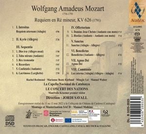 Produktbild: Mozart: requiem KV626 (1791)