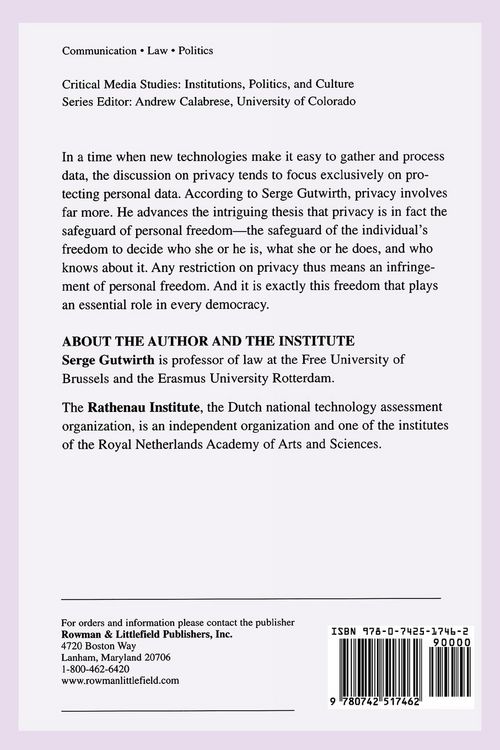 Produktbild: Privacy and the Information Age