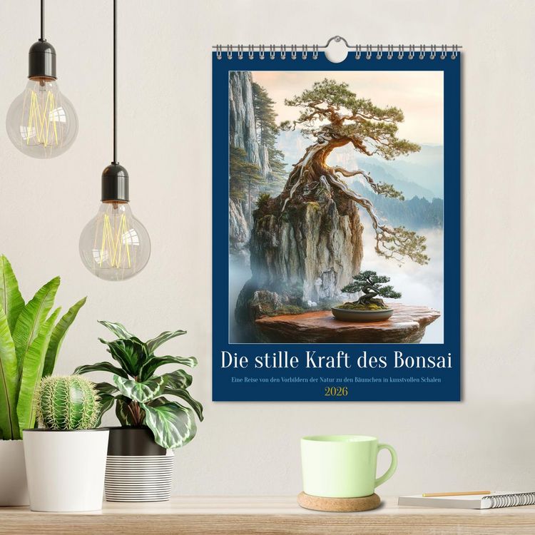 Produktbild: Die stille Kraft des Bonsai (Wandkalender 2026 DIN A4 hoch), CALVENDO Monatskalender