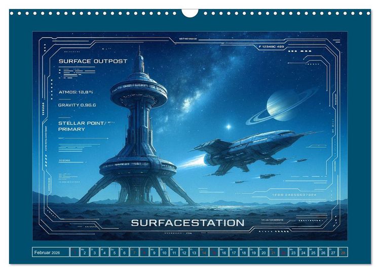 Produktbild: Intelligente Alientechnik (Wandkalender 2026 DIN A3 quer), CALVENDO Monatskalender