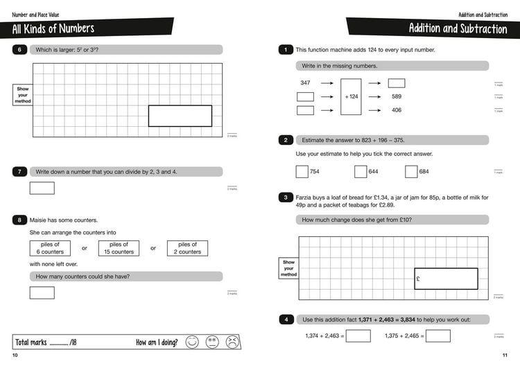 Produktbild: KS2 Maths Reasoning SATs Practice Question Book