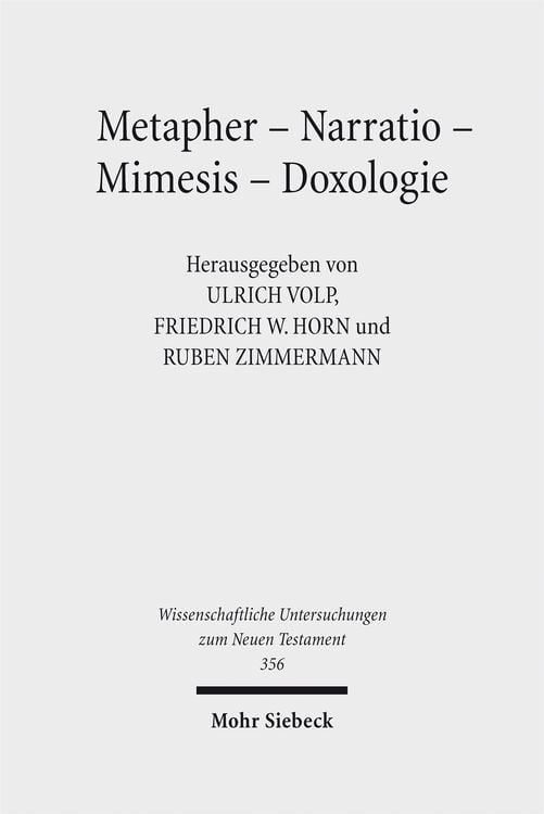 Produktbild: Metapher - Narratio - Mimesis - Doxologie