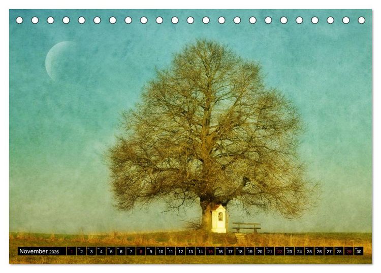 Produktbild: Traumwelten (Tischkalender 2026 DIN A5 quer), CALVENDO Monatskalender