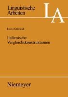 Produktbild: Italienische Vergleichskonstruktionen