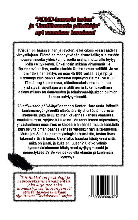 Produktbild: ADHD-luuserin tarina & Junttiluuserin p&auml;iv&auml;kirja