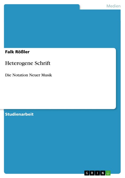 Produktbild: Heterogene Schrift