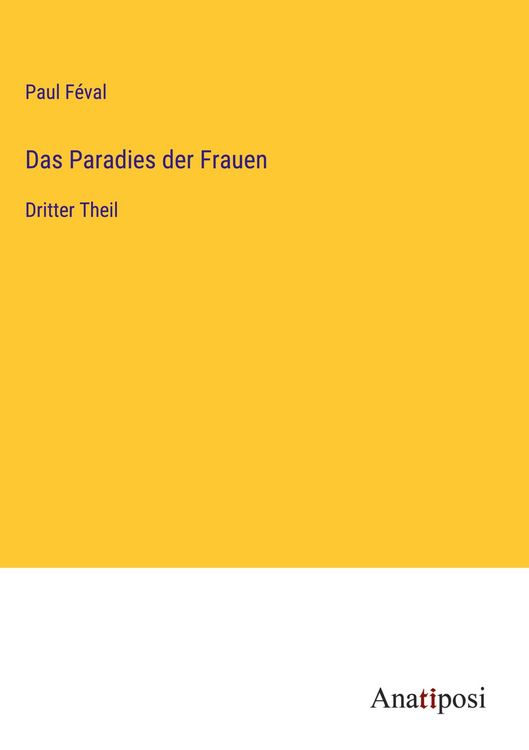 Produktbild: Das Paradies der Frauen