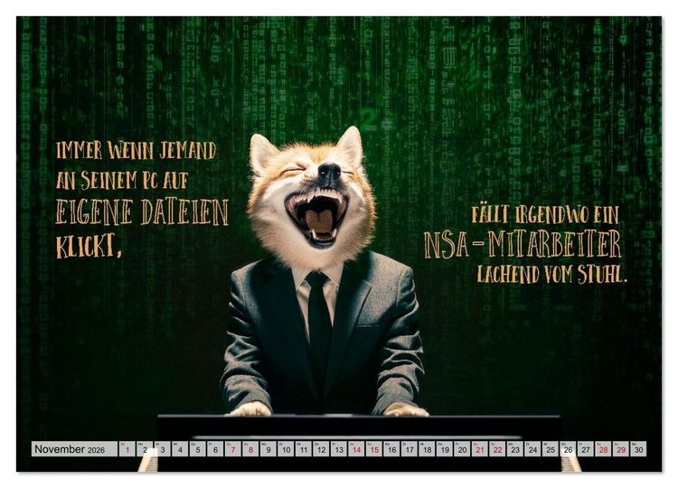 Produktbild: Tierischer Taskmanager (hochwertiger Premium Wandkalender 2026 DIN A2 quer), Kunstdruck in Hochglanz