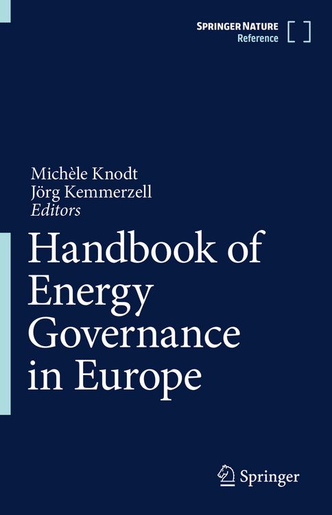Produktbild: Handbook of Energy Governance in Europe