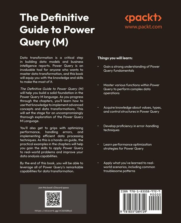 Produktbild: The Definitive Guide to Power Query (M)