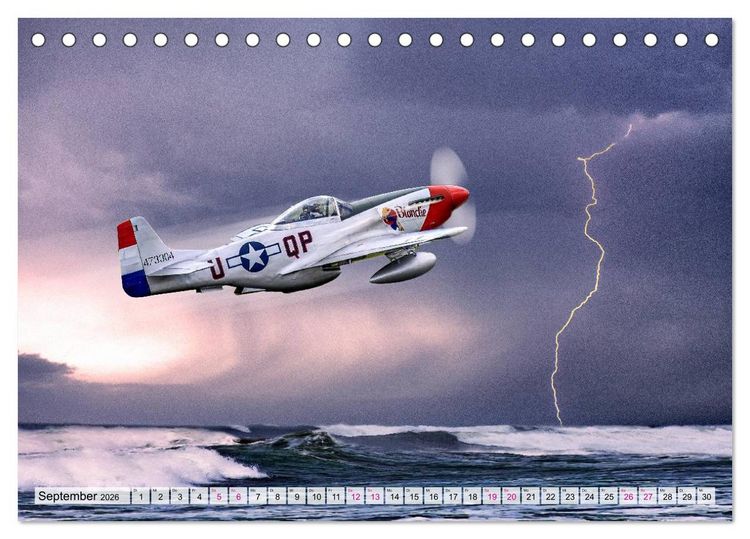 Produktbild: Modellflugzeuge in ACTION (Tischkalender 2026 DIN A5 quer), CALVENDO Monatskalender