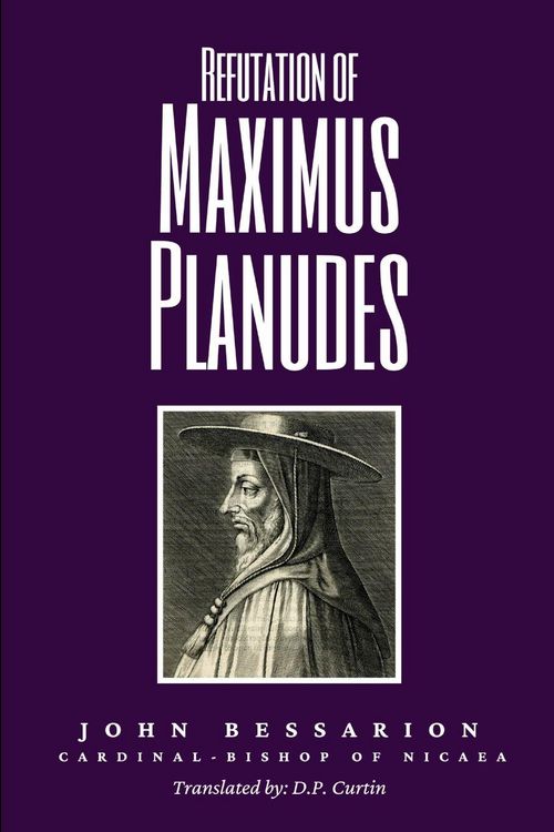 Produktbild: Refutation of Maximus Planudes