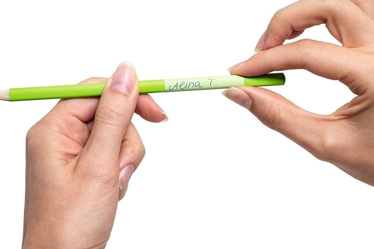 Produktbild: HERMA Stifte-Etiketten Namensaufkleber f&uuml;r Buntstifte, 10 x 46 mm, selbstklebend 60er Set