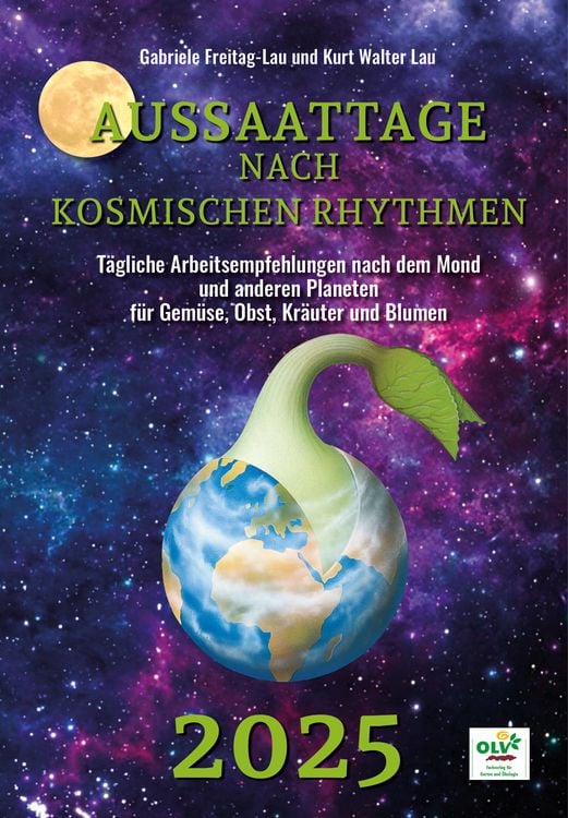 Produktbild: Aussaattage nach kosmischen Rhythmen 2025