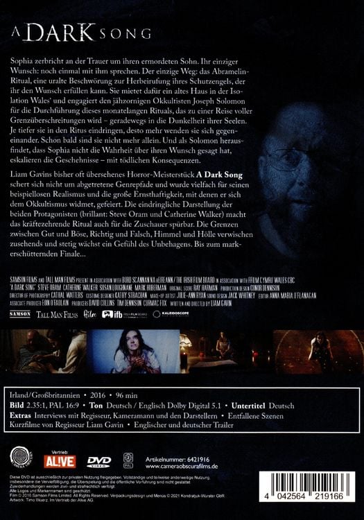 Produktbild: A Dark Song