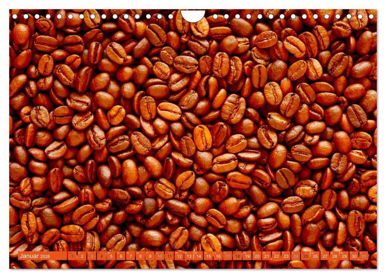 Produktbild: Kaffee (Wandkalender 2026 DIN A4 quer), CALVENDO Monatskalender