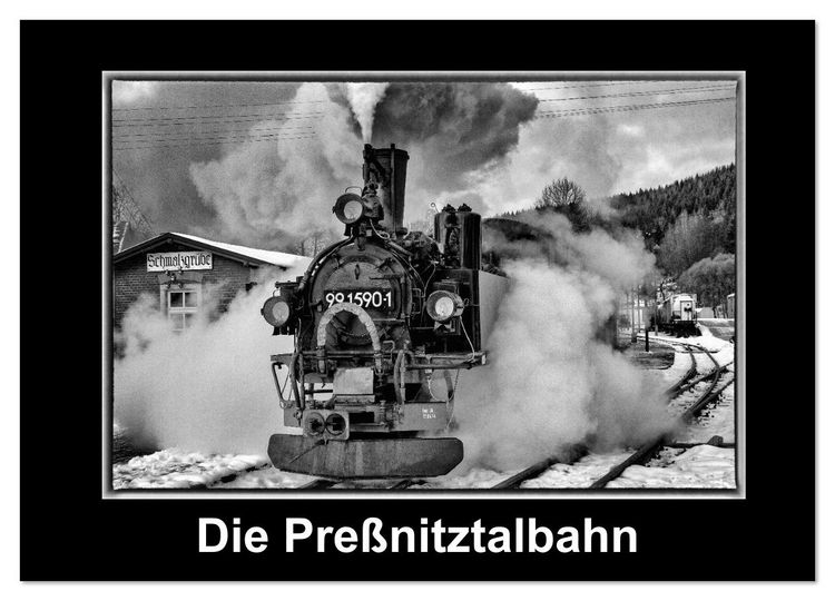 Produktbild: Die Pre&szlig;nitztalbahn (Wandkalender 2026 DIN A3 quer), CALVENDO Monatskalender