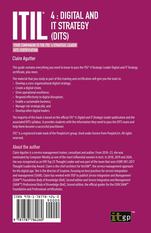 Produktbild: ITIL 4 Digital and IT Strategy (DITS)